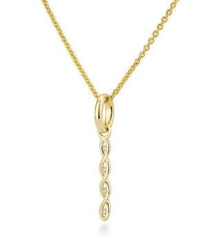 31/04800-0 - 375/- yellow - diamond fc 0,022 Ct. H/si Pendants