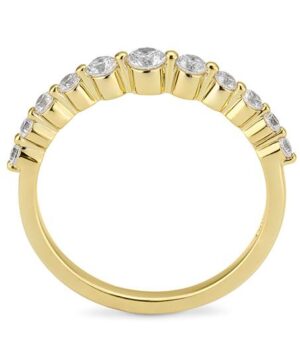 41/06393-0 - 375/- yellow - diamond fc 0,45 Ct. H/si Rings