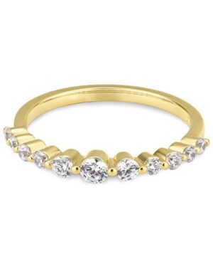 41/06393-0 - 375/- yellow - diamond fc 0,45 Ct. H/si Rings
