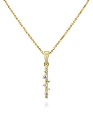 31/04799-0 - 375/- yellow - diamond fc 0,121 Ct. H/si Pendants