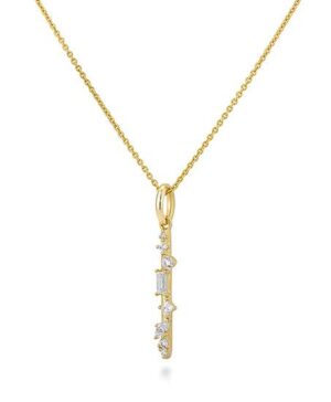 31/04797-0 - 375/- yellow - lab grown diamond fc 0,373 Ct. G/vs LG Pendants