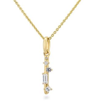 31/04805-0 - 375/- yellow - diamond fc 0,265 Ct. H/si Pendants