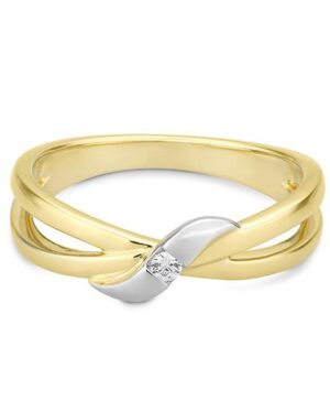 41/06411-0 - 375/- bic. - diamond fc 0,035 Ct. H/si Rings