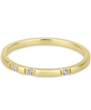 41/06414-0 - 375/- yellow - diamond fc 0,045 Ct. H/si Rings