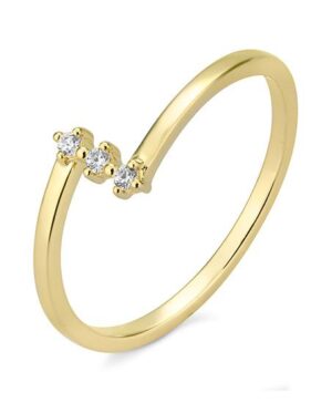 41/06413-0 - 375/- yellow - diamond fc 0,045 Ct. H/si Rings