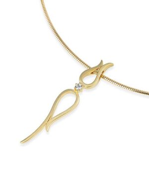 31/04803-0 - 375/- yellow - diamond fc 0,10 Ct. H/si Pendants