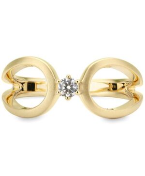 41/06433-0 - 375/- yellow - diamond fc 0,10 Ct. H/si Rings