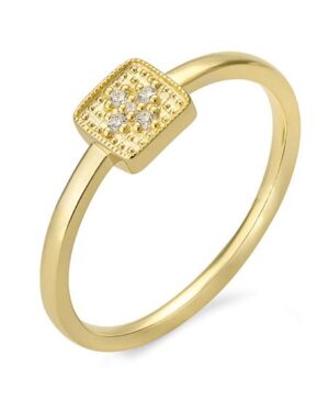 41/06403-0 - 375/- yellow - diamond fc 0,035 Ct. H/si Rings