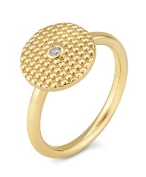 41/06357-0 - 375/- yellow - diamond fc 0,025 Ct. H/si Rings