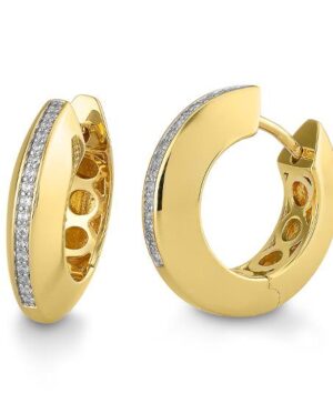 06/61185-0 - 375/- bic - diamond fc 0,187 Ct. H/si Earrings