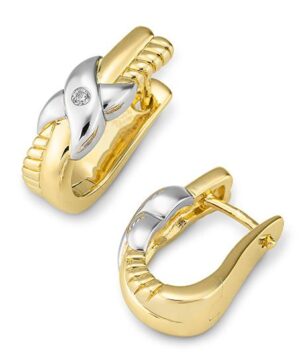 06/61188-0 - 375/- bic - diamond fc 0,05 Ct. H/si Earrings