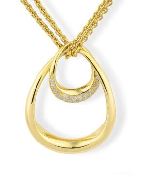 31/04741-0 - 375/- yellow - diamond fc 0,129 Ct. H/si Pendants