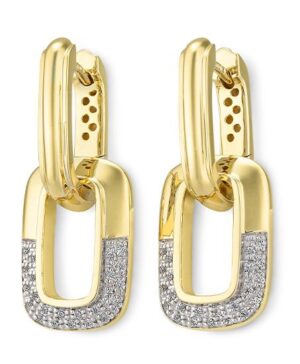 06/61186-0 - 375/- bic - diamond fc 0,253 Ct. H/si Earrings