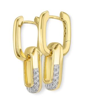 06/61186-0 - 375/- bic - diamond fc 0,253 Ct. H/si Earrings