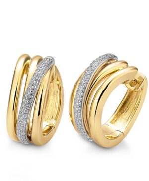 06/61132-0 - 375/- bic. - diamond fc 0,44 Ct. H/si Earrings