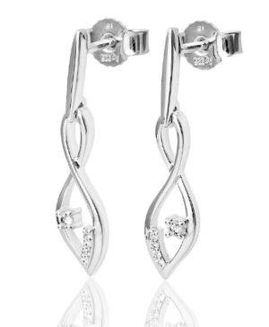 11/03126-0 - 375/- white - diamond fc 0,072 Ct. H/si Earrings