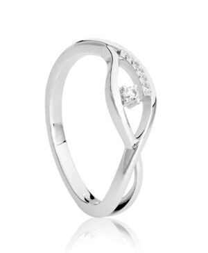 41/06015-0 - 375/- white - diamond fc 0,06 Ct. H/si Rings