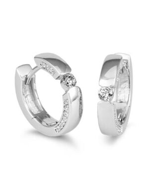 06/60979-0 - 375/- white - diamond fc 0,35 Ct. H/si Earrings