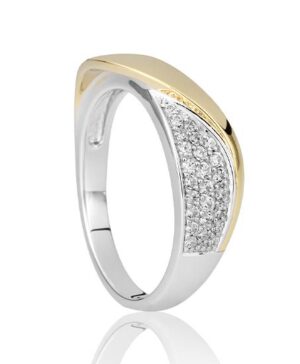 41/06005-0 - 375/- bic. - diamond fc 0,212 Ct. H/si Rings