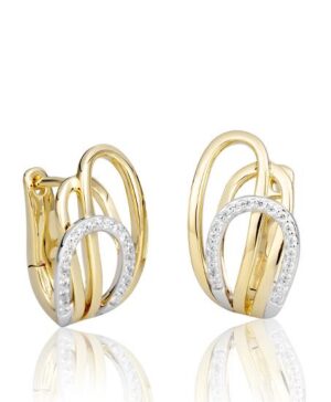06/61033-0 - 375/- bic. - diamond fc 0,209 Ct. H/si Earrings