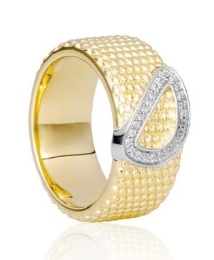 41/05917-0 - 375/- bic. - diamond fc 0,125 Ct. H/si Rings