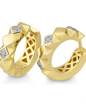 06/61189-0 - 375/- bic - diamond fc 0,21 Ct. H/si Earrings
