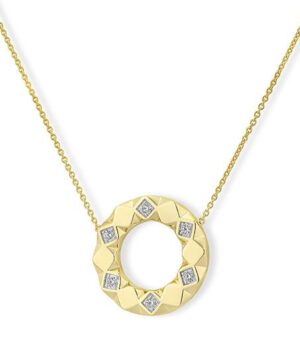 61/01550-0 - 375/- bic NECKLET - diamond fc 0,30 Ct. H/si Necklaces