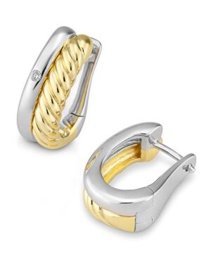 06/61191-0 - 375/- bic. - diamond fc 0,03 Ct. H/si Earrings