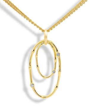31/04696-0 - 375/- yellow - diamond fc 0,105 Ct. H/si Pendants