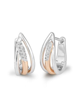 06/61030-0 - 375/- W/R - diamond fc 0,12 Ct. H/si Earrings