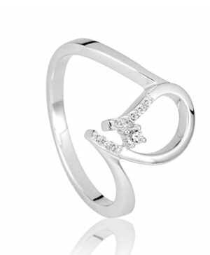 41/06024-0 - 375/- white - diamond fc 0,074 Ct. H/si Rings