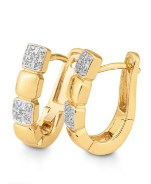 06/61122-0 - 375/- bic - diamond fc 0,11 Ct. H/si Earrings