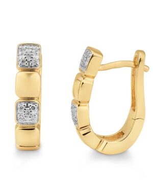 06/61122-0 - 375/- bic - diamond fc 0,11 Ct. H/si Earrings