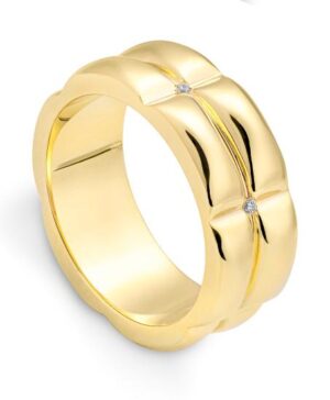 41/06191-0 - 375/- yellow - diamond fc 0,045 Ct. H/si Rings