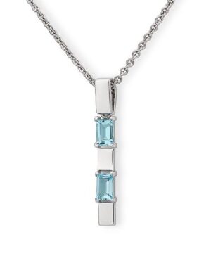 32/03323-0 - 375/- white - g.blue topaz Pendants
