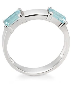 42/03404-0 - 375/- white - g.blue topaz Rings