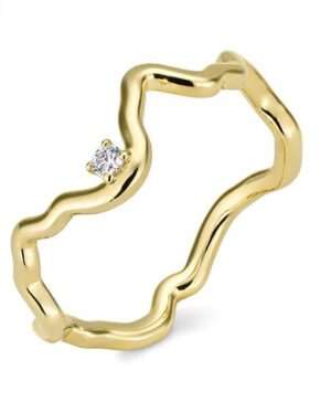 41/06416-0 - 375/- yellow - diamond fc 0,035 Ct. H/si Rings