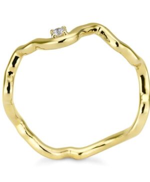 41/06416-0 - 375/- yellow - diamond fc 0,035 Ct. H/si Rings