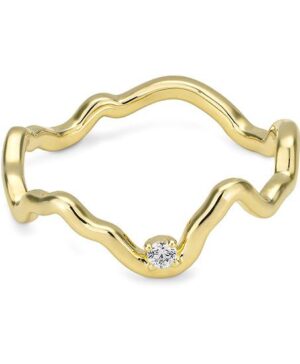 41/06416-0 - 375/- yellow - diamond fc 0,035 Ct. H/si Rings