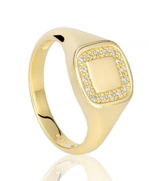 41/06035-0 - 375/- yellow - diamond fc 0,088 Ct. H/si Rings