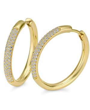 06/61226-0 - 375/- yellow - diamond fc 0,572 Ct. H/si Earrings