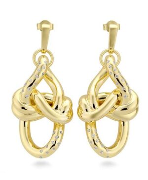 11/03159-5 - 925/- yellow - cubic zirconia Earrings