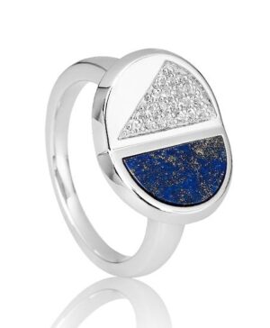 42/03361-0 - 925/- RH - g.lapis Rings