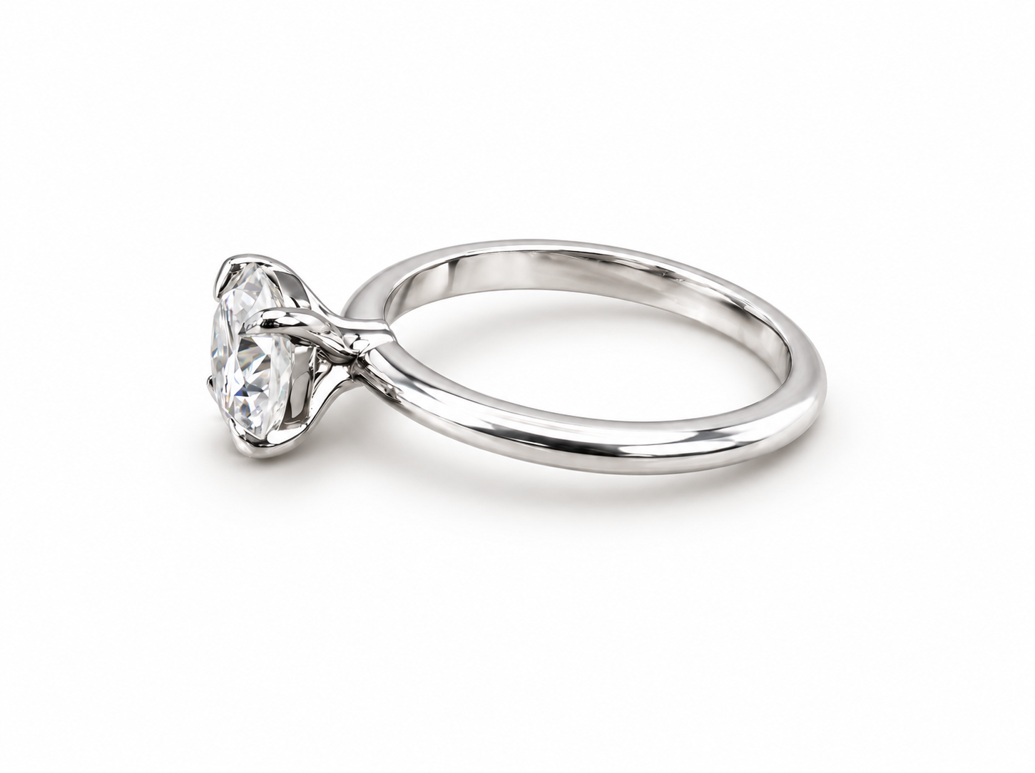 750/- White 4 Claw Lab Grown RBC Diamond Solitaire 1 Pcs - 1.50ct D/E VVS-VS - Image 2