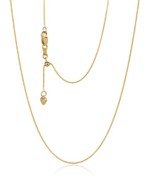 GVJ Custom 375/- 0.80mm Triple Wheat 12 Cuts (Round Look), 20 Gauge Chain — Adjustable