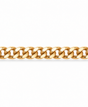 Alternative view of GVJ Custom 375/- Solid Diamond Curb Chain 2.00mm