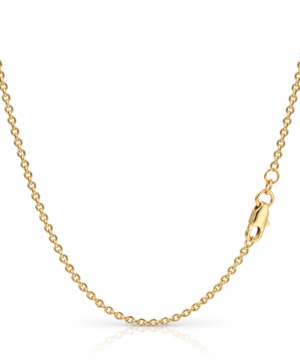 GVJ Custom 375/- Solid Cable Chain 1.50mm
