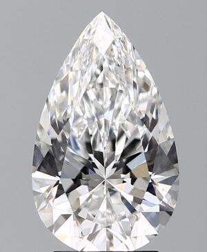 3.01ct Pear Lab-Grown Diamond — D VVS2 — IGI Certified
