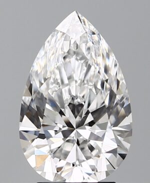 3.00ct Pear Lab-Grown Diamond — D VVS2 — IGI Certified