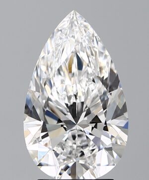 3.00ct Pear Lab-Grown Diamond — D VVS2 — IGI Certified